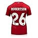 Exclusive Memorabilia Andy Robertson Signed 2023-24 Liverpool Soccer Jersey. Superior Frame
