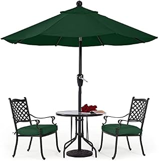 ABCCANOPY 2.7M Parasol Patio Umbrella Table Market Umbrella with Push Button Tilt for Garden, Deck, Backyard and Pool, 8 Ribs 13+Colors