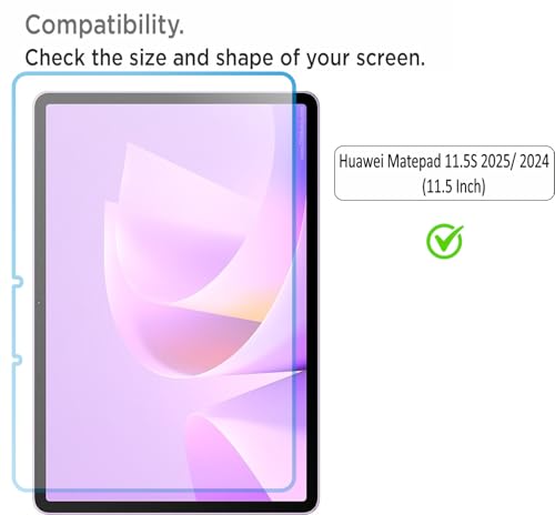 Image of Privacy Anti Peep Matte Screen Guard Compatible With Huawei Matepad 11.5S 2025 /2024 (11.5 Inch) Anti Spy Blue Light Block Screenguard Not a Tempered Glass Screen Protector