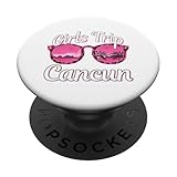 Girls Trip Cancún México Bachelorette Mujeres Viaje PopSockets PopGrip Adhesivo