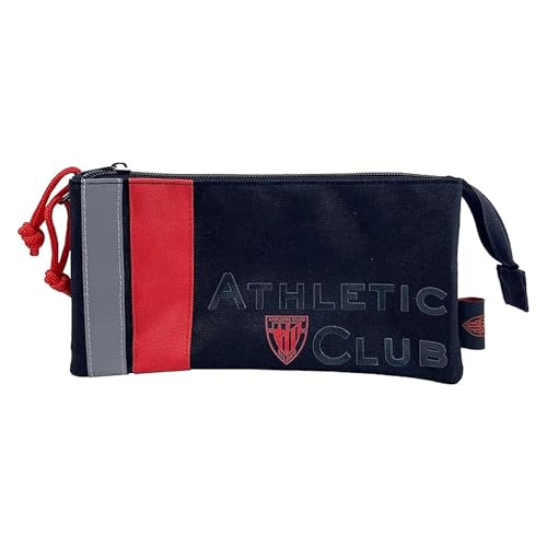 Athletic Club- Estuche, Portatodo, Material Escolar, Fútbol, Reflective Collection, Producto Oficial (CyP Brands)