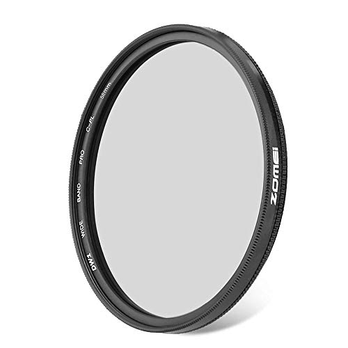 Zomei 58mm CPL Ultra Slim Circular Polarizing Lens Filter for Camera Lenses Optical