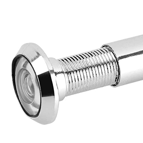 Türspion mit extra großen Gucklöchern: 220 Grad Weitwinkel-Türspion mit Sichtschutzabdeckung für erhöhte Türsicherheit