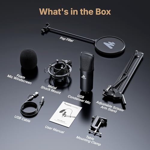 MAONO AU-A04 Condenser Microphone Kit (Black) - Image 7