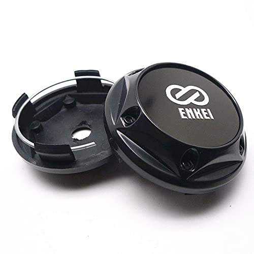 4Pcs 68Mm For Enkei Wheel Center Cap Hubs Car Styling Emblem Badge Logo Rims Cover 45Mm Stickers Accessories Wheel Center Hub Caps Cover (Color : D) #TOP4