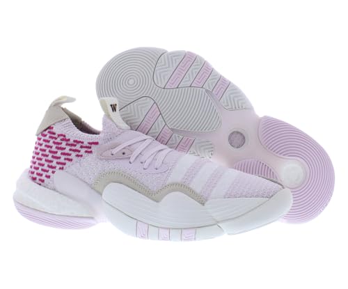 Image of adidas SM Trae 2 Unisex Shoes Size 8.5, Color: Pink /White