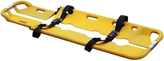 Medical Portable Plastic Scoop Stretcher, Emergency Survival Foldable Stretcher Aluminum Alloy Spade Folding Stretcher for Ambulance Emergency, Patient Transport First Aid Rescue Stretcher