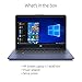 HP Stream 11.6-inch HD Laptop, Intel Celeron N4000, 4 GB RAM, 32 GB eMMC, Windows 10 Home in S Mode with Office 365 Personal for 1 Year (11-ak0010nr, Royal Blue)