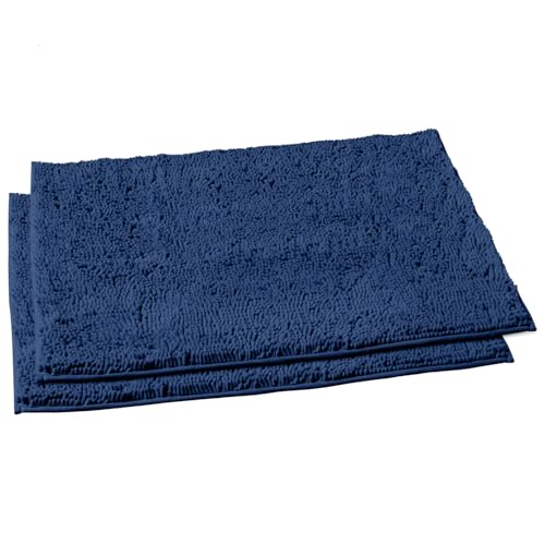 ウルトラソフトフェイクファーラグ 寝室エリアラグ シャギーベッドサイド リビングルーム 子供用 女の子用フロアマット 洗濯機洗い可 Rectangular 23 x 36'' Set パープル 30 x 20 fluffy dark