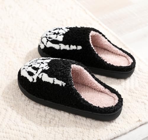 Image of Slippers for Women Men Fuzzy Memory Foam Slipper Fluffy Winter Soft Warm Slip On House Shoes