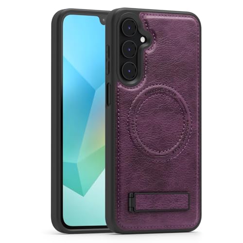 Image of Lunivop for Samsung Galaxy A16 5G Phone Case 6.7 inch PU Leather Purple