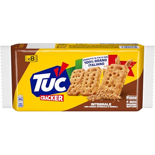 Tuc Cracker, Integrale, Cotto al Forno con Grano 100% Italiano, 267g