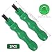 Neon Light Cutter, 3/2pcs Neon Light Cutter Kit, Portable High Speed Steel Strip Trimming Hand Tool with Comfortable Handle (Green+ Green)