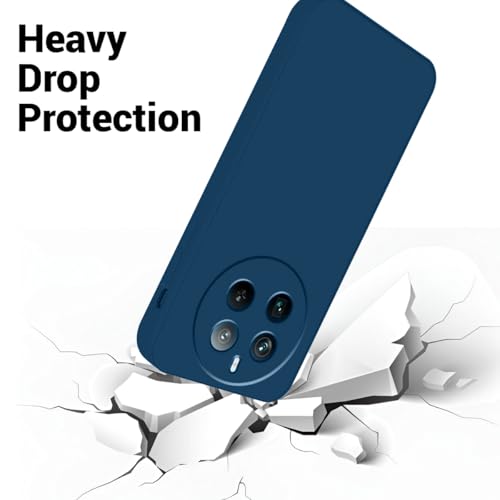 Image of LIRAMARK Silicone Soft Back Cover Case with Micro-Fibre Cloth On Inner Side for Realme Narzo 70 | Narzo 70 Pro 5G| Realme 12 Plus 5G| Realme P1 5G (Blue)