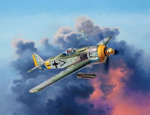 Miniatura 5 de Revell GmbH 63898 - Juego de modelos Focke Wulf Fw190 F-8, incluye pinturas, pegamento y brocha, camuflaje de la Luftwaffe, 172
