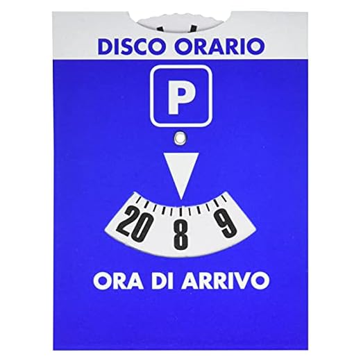 CORA 000120261 Disco horario Tipo Europa 11,5 x 15 cm