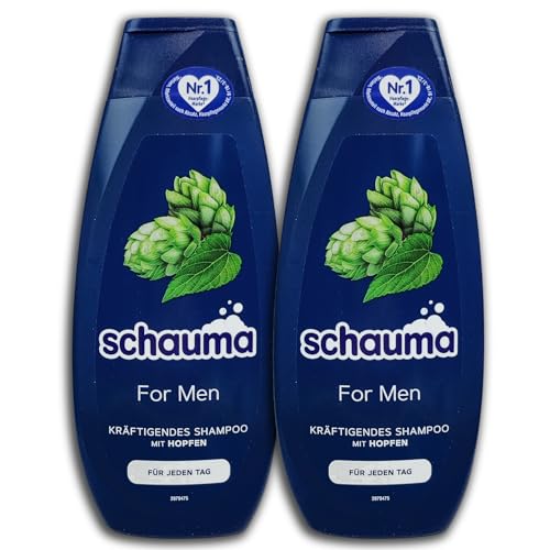 2 er Pack Schauma For Men Shampoo 2 x 400 ml