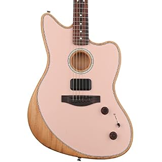 Acoustasonic Player Jazzmaster Shell Pink - Les Beatles, Paul McCartney, John Lennon, RIngo Starr, George Harrison