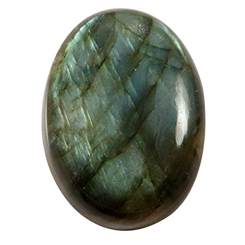 Cabochon en labradorite naturelle 47,6 ct sans fissures idéal pour sertissage réussi