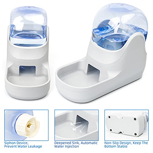 YMINA Dogs Water Dispenser Water Bowl for Dogs Automatic Cat Feeder Self Dispensing Pet Waterer Automatic Gravity Dog… - Image 4