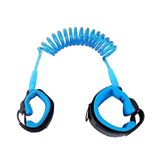 ifundom 1.5M Safety Harness Lost Wrist Link Leash for Comfortable Wear for Adults Durable Elastic Design for Outdoor Play Blue