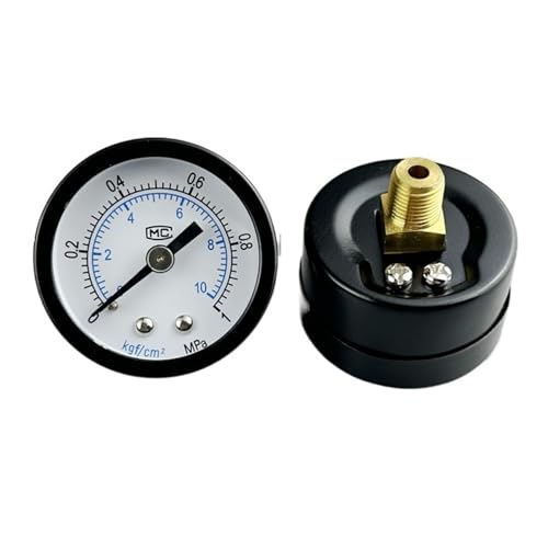 Manomètre 1/8PT Y-40Z axial indicateur de pression d'air comprimé 10 bar