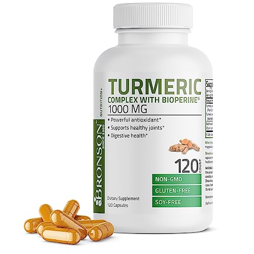 Turmeric Curcumin With Bioperine - High Potency Premium Joint Support With 95% Standardized Curcuminoids - Non-Gmo Capsules With Black Pepper - 120 Count #TOP13