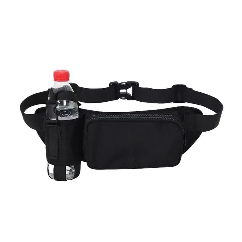 Waist Bag, Large Capacity Waterproof Sling Bag for Men & Women Fanny Pack for Hiking Travel Camping Running & Sports with Adjustable Strap (Black)-image-29