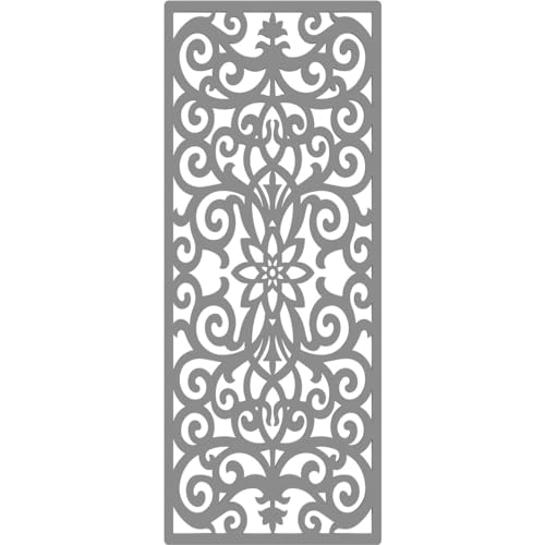 Image of 9 3 /8 inchW x 24 3 /8 inchH x 3 /8 inchT Buel Decorative Fretwork Wall Panels in Architectural Grade PVC
