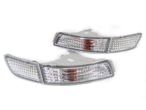 DEPO Crystal Clear Front Bumper Signal Lights Set FIT for 1991-1995 Toyota MR2 / MR-2 SW20