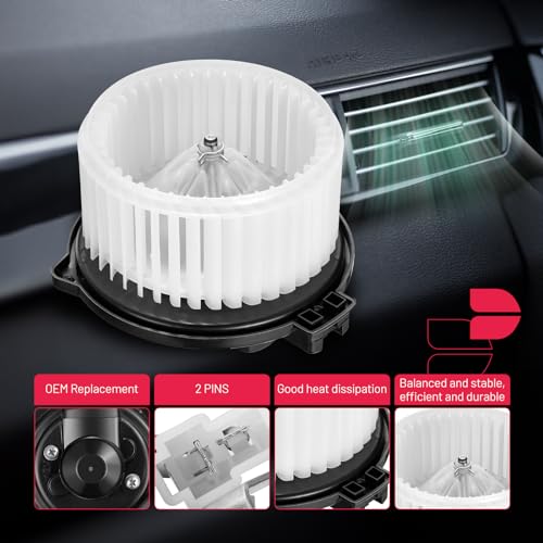 Image of BDFHYK AC Heater Blower Motor Fan 700060 Compatible with Mazda RX-8,Compatible with Toyota Celica Corolla Matrix RAV4 Tundra,HVAC Blower Motor Assembly Replacement for 76903 BM00169C 8710302020