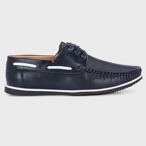Image of Centrino Office Formal Shoes for Men | Shoes for Man Stylish | Lace-Up Design | Cushioned Insole | Lightweight Comfortable Leather Shoes | Mens Formal Shoes for Business Professional & Daily Office Wear (7630)