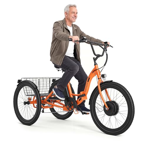 ANCHEER Electric Tricycle for Adults, Peak 600W...