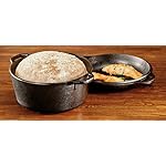 Lodge 5 Quart Cast Iron Double Dutch Oven – Pre-Seasoned – Lid Converts to 10.25" Skillet – PFAS-Free – Made in USA – Dual Handles – Oven, Grill, Campfire & Stovetop Safe – Durable & Non-Toxic - Image 5