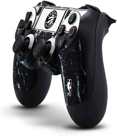 Vista 2 de Skinit - Skin para juegos para PS4 Pro/Slim Controller – licencia oficial NBA Toronto Raptors diseño de mármol