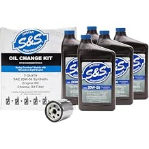 S&S 20W-50 Full-Synthetic High Performance Engine Oil & Filter Kit 218945