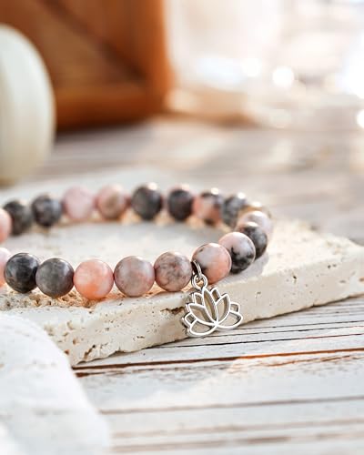 Lotus Bracelet with Inspirational Card for Women- Symbol of Strength, Hope and Growth4
