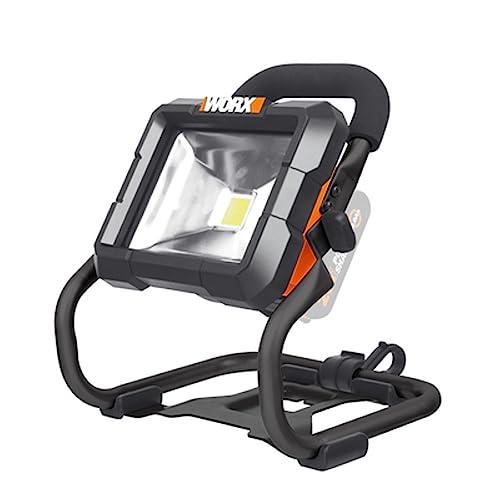 Foco LED 20V con baterías intercambiables, 1500 lumen, 360° rotación, múltiples opciones de sujeción | Worx WX026.9