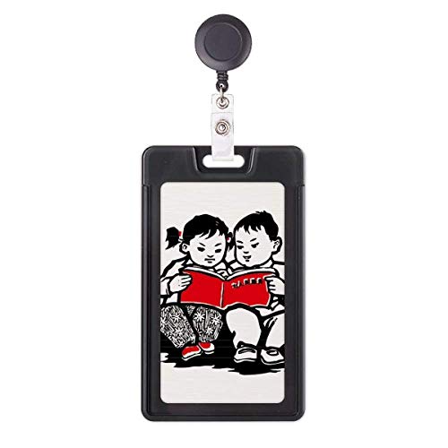 Porta carné retráctil infantil y funda protectora de tarjetas patriótica