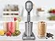 Beper - Elektrischer Standmixer für Milchshakes, Frappés, Smoothies und Cocktails, 2-Gänge, Aluminiumbehälter 0,5 l, 100 W , Rot