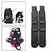 Comfortable Diving Backplate Shoulder Strap mat Cushion Padded Harness for Reducing Shoulder Fatigue Dive Carry Strap Webbing Pads, Black