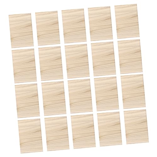 Mipcase 20Pcs Taekwondo Training Boards Wooden Practice Plates for Khaki Color for Martial Arts Skills Development and Home Gym Use