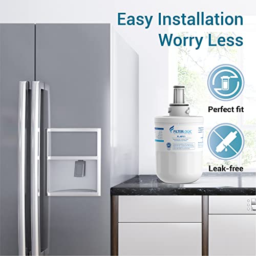 Filterlogic Da29-00003G Refrigerator Water Filter, Replacement For Samsung Da29-00003B, Rsg257Aars, Rfg237Aars, Hafcu1, Rfg297Aars, Rs22Hdhpnsr, Wss-1, 2 Filters #TOP4