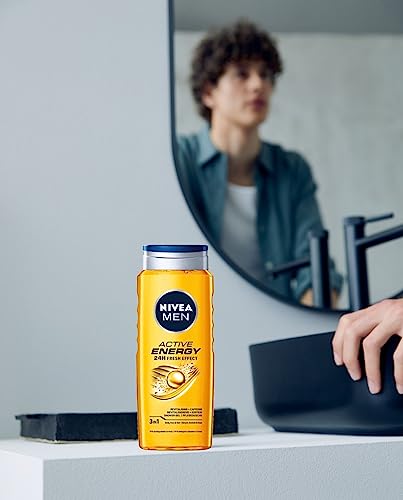 NIVEA MEN Active Energy Energetisierend Herren Duschgel 500ml – Ansicht 5