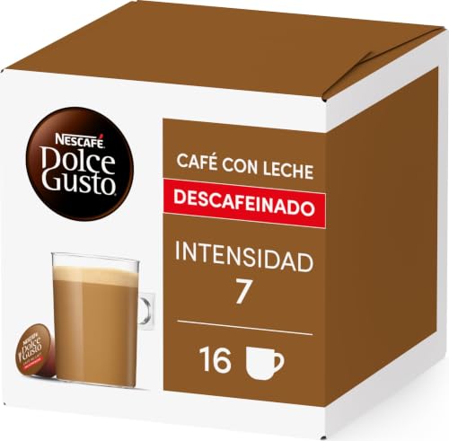 NESCAFÉ Dolce Gusto Café con Leche Descafeinado 16 cápsulas