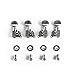 Makanu Ukulele Tuning Pegs 2R2L ukulele tuning machines Chrome Slivery Tuner Guitar Geared 4pcs