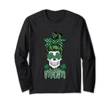 Photo Gallery lucky mom st patricks day irish sugar skull head regalo da donna maglia a manica Photo Gallery lucky mom st patricks day irish sugar skull head regalo da donna maglia a manica