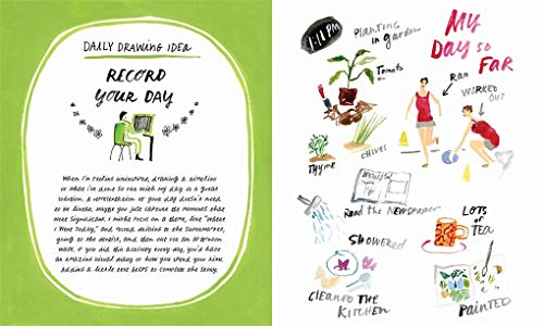 100 Days of Drawing (Guided Sketchbook): Sketch, Paint, and Doodle Towards One Creative Goal - Image 3