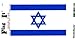 Israel Heavy Duty Vinyl Bumper Sticker (3 x 5 Inches)