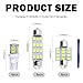 VKQTS 24PCS Interior Car Lights LED Kit,Super Bright 6500K Interior Dome Light for Side Marker/Map/License/Trunk Light,Upgrade T10/31mm/42mm Car Lights Interiors Kit with Pry Tool (White)